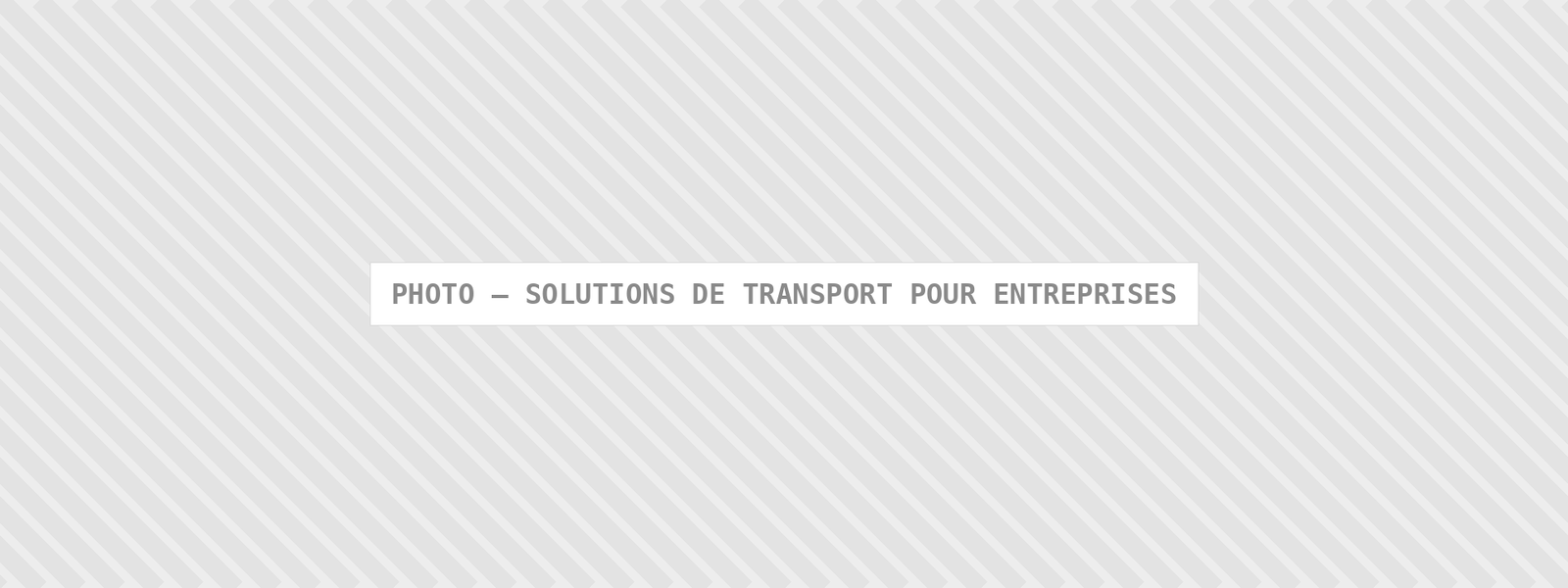 Photo : Solutions De Transport Pour Entreprises — Comfort Gateway (image à remplacer)