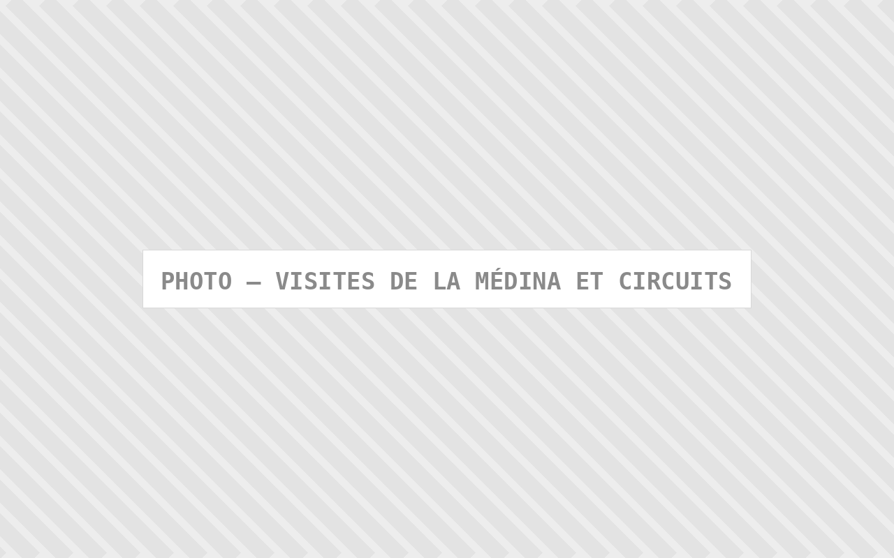 Photo : Visites De La Medina Et Circuits — Comfort Gateway (image à remplacer)